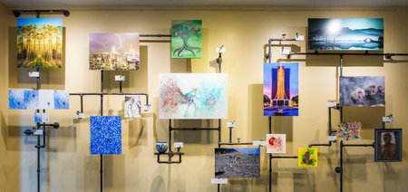 Art created by members of the Caltech community will soon go on display in venues around Pasadena.