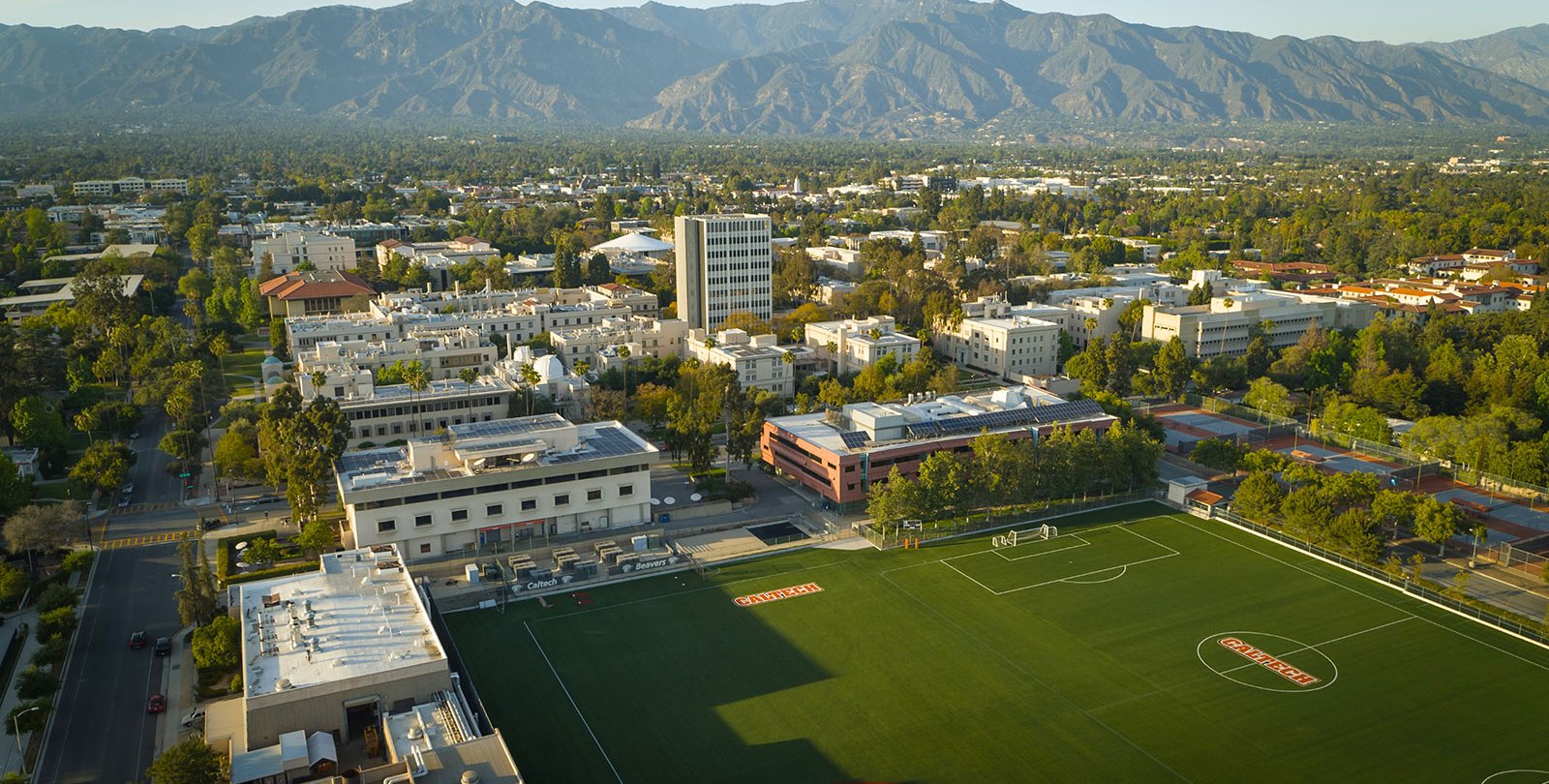 Aerial view campus