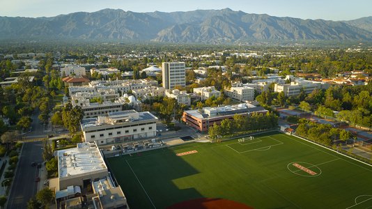 Aerial view campus