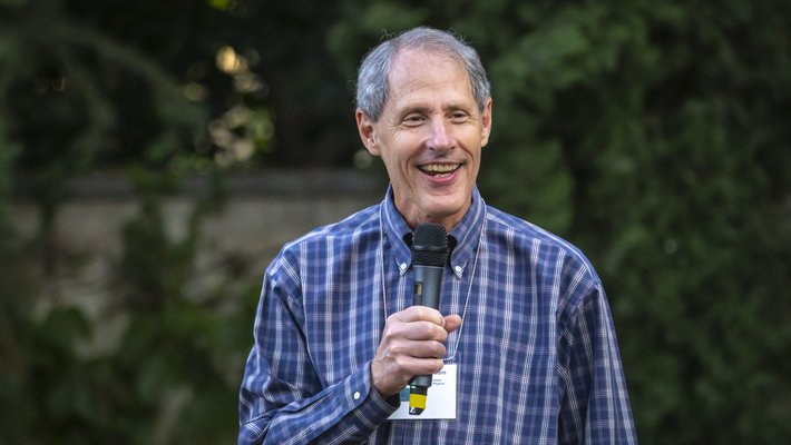 A photo of Caltech President Thomas Rosenbaum