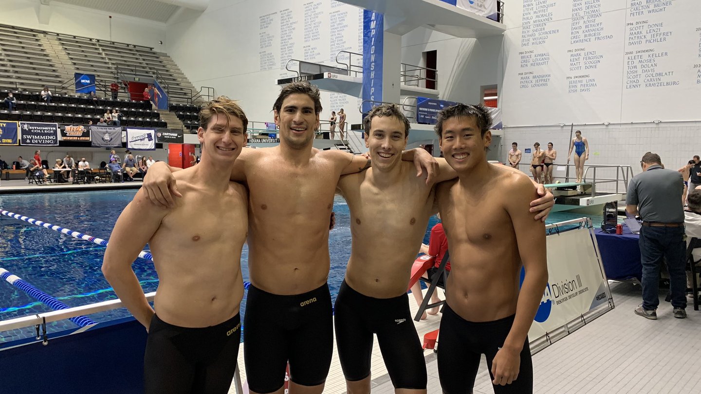The 800 Free Relay team of Pukszta, Keskin, Oberg and Yang – at one point in the season the top-ranked relay in the entire country – placed ___ in a timed-final morning swim, earning All-America status for the first time since 1968-69.