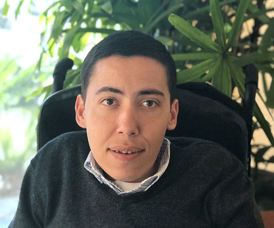 A portrait of Ahmad Omar