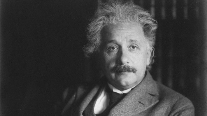 Albert Einstein in Berlin, 1928.