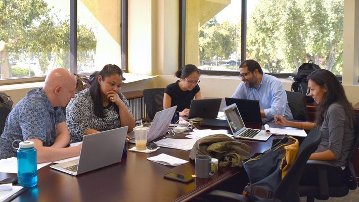 Photo of a workshop at AIM.