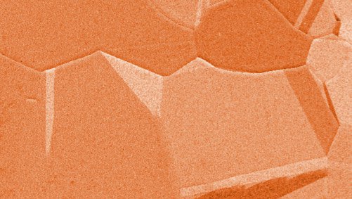 Copper foil microscopic image