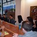  In San Francisco, students join a roundtable discussion with Dario Amodei (EX ’05) from Open AI.