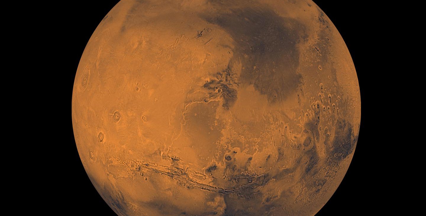 Mars as seen from orbit
