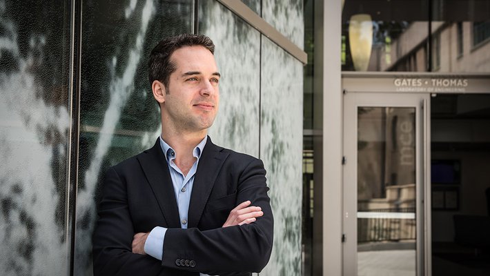 Caltech doctoral student Nicholas Burali