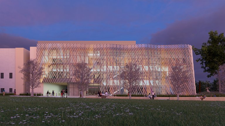 Architectural rendering of the Resnick Sustainability Center