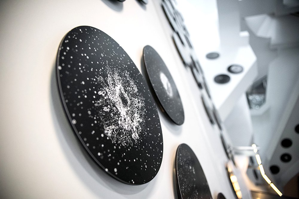 art exhibit at Caltech