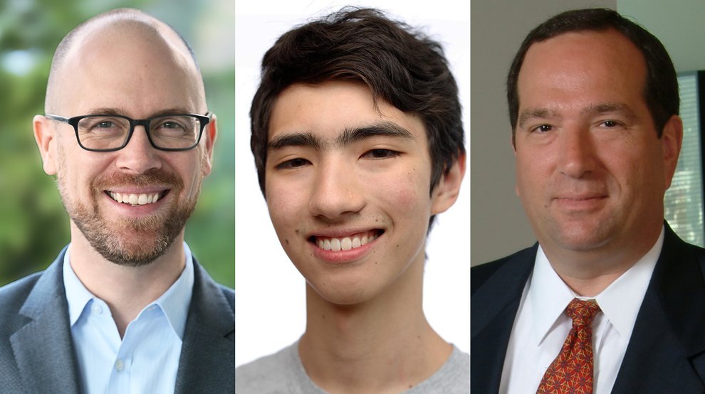 Left to right: Mike Ewens, Ethan Jaszewski, Scott Richland