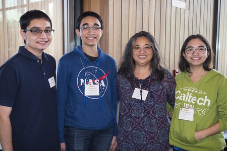 Members of the Butkovich family at Caltech Family Weekend 2018