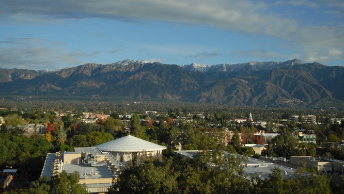 arial photo of Caltech