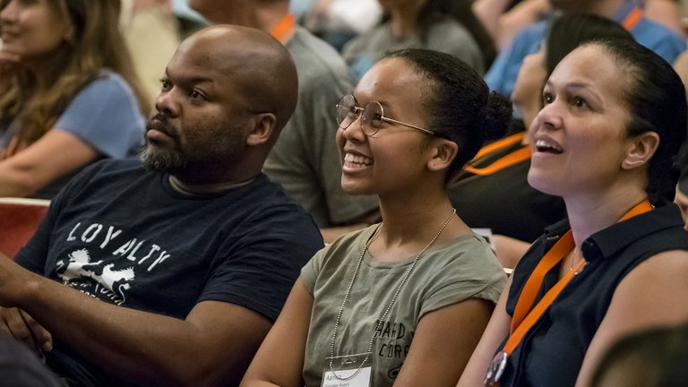 audience members at Convocation 2019