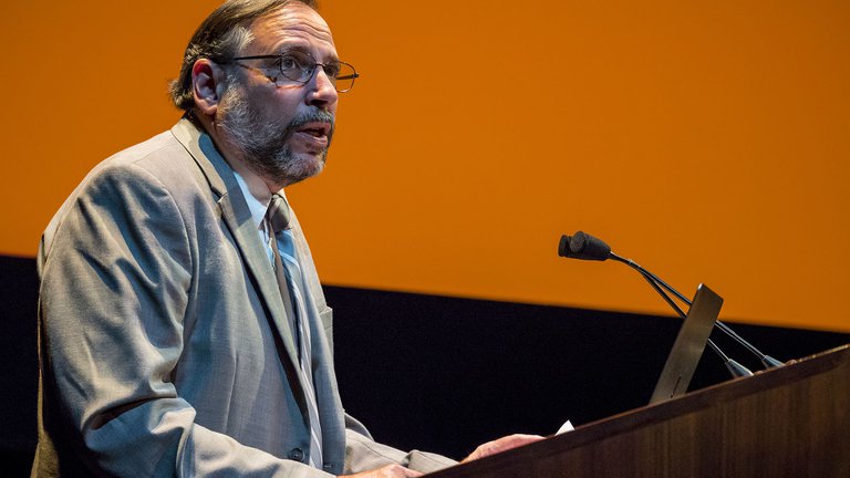 Joe Shepherd speaking at Convocation 2019
