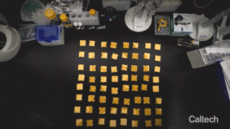 Gif of a wooden puzzle assembling