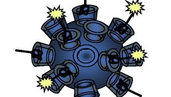 The targeted nanoparticle used in the study is shown in this schematic.