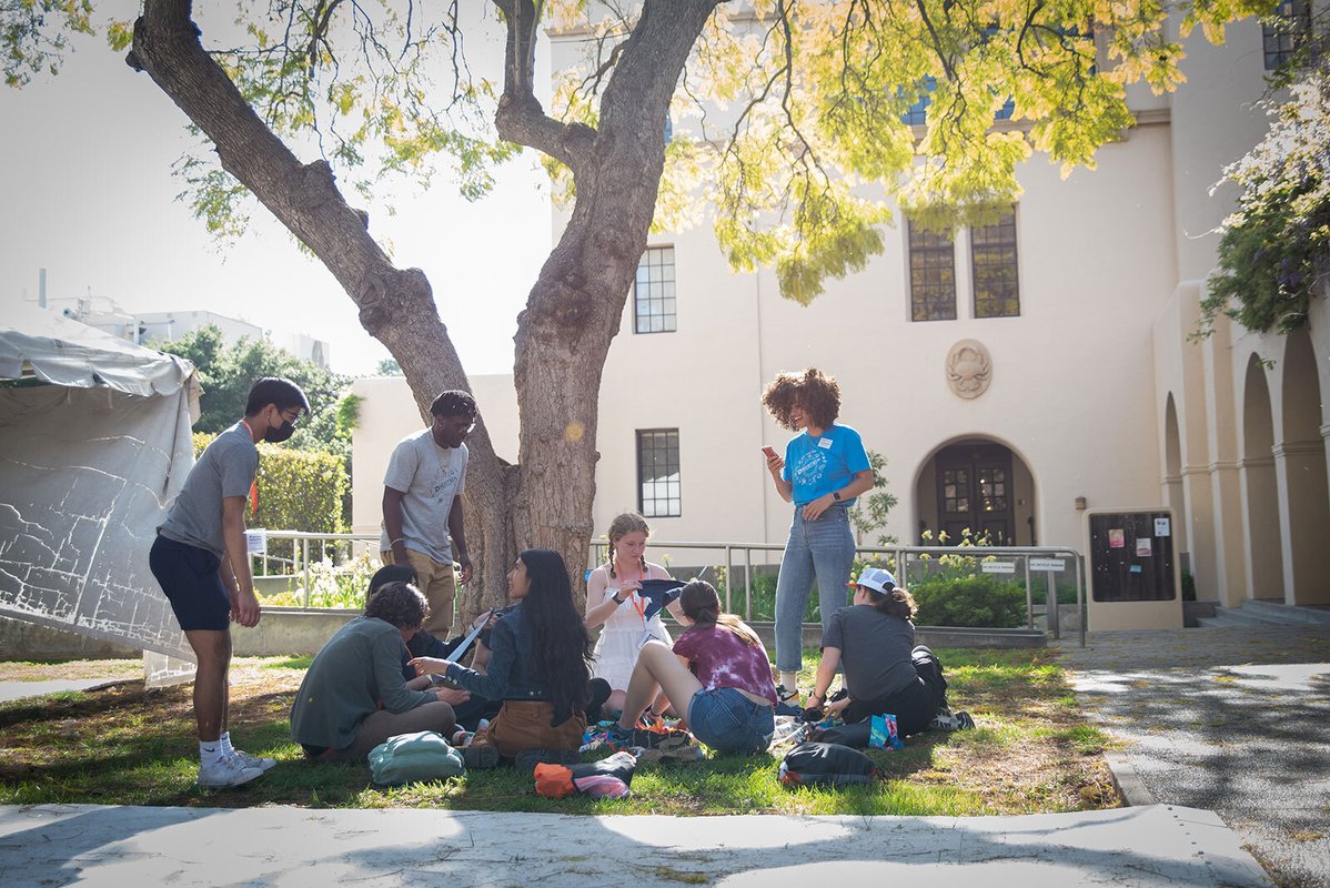 DiscoTech students prepare their entry for the Egg Drop Competition.