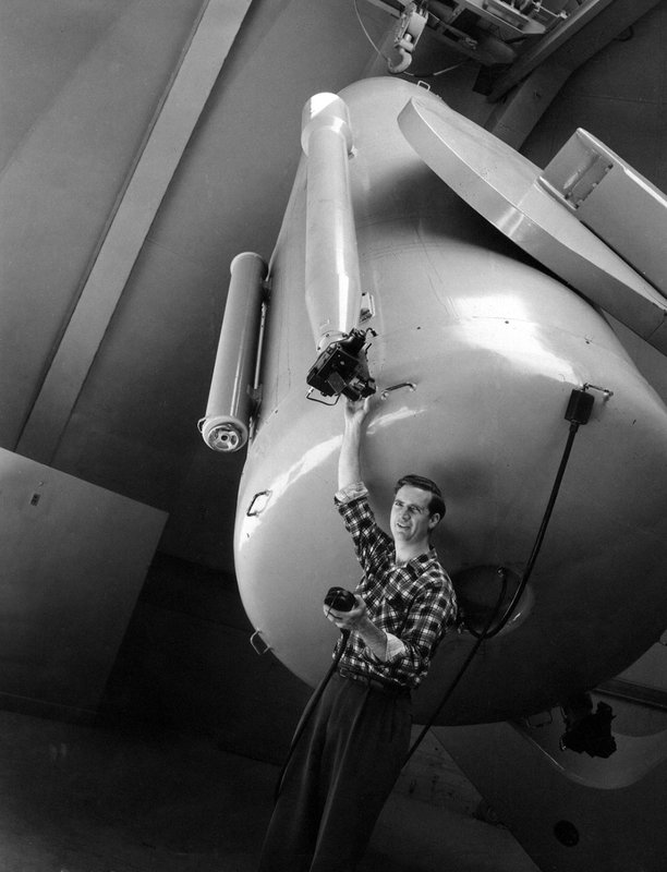 George Abell at 48-inch telescope