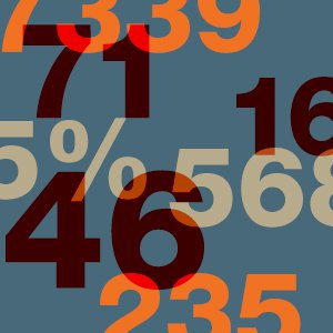 Numbers graphic