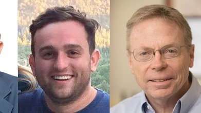 photo of Harry Gray, Bryan Hunter, and David Tirrell