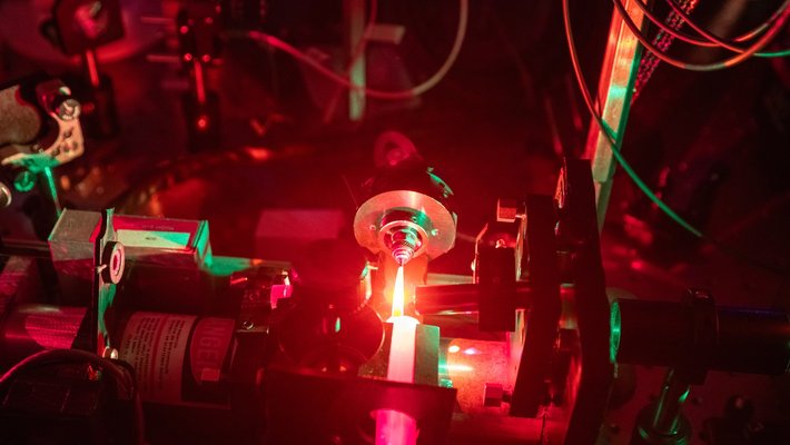 A Coherent 599 tunable dye laser in Nick Hutzler's lab.