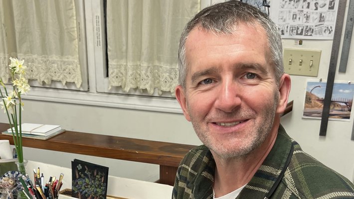 Rich Abbott, an engineer for the Laser-Interferometer Gravitational-wave Observatory (LIGO), whose drawing skills have helped inform his engineering designs during his three decades of service to Caltech.