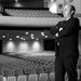 photo of Jerry Willis in Beckman Auditorium