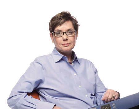 A portrait of Diana Kormos Buchwald