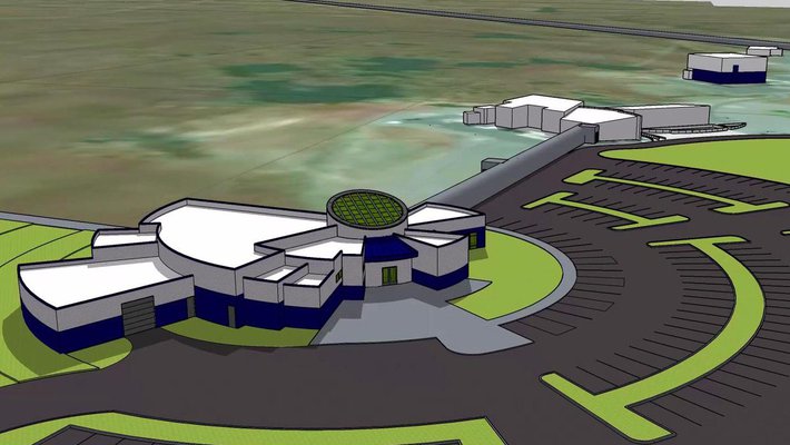 conceptual design of proposed LIGO Hanford Observatory STEM Exploration Center