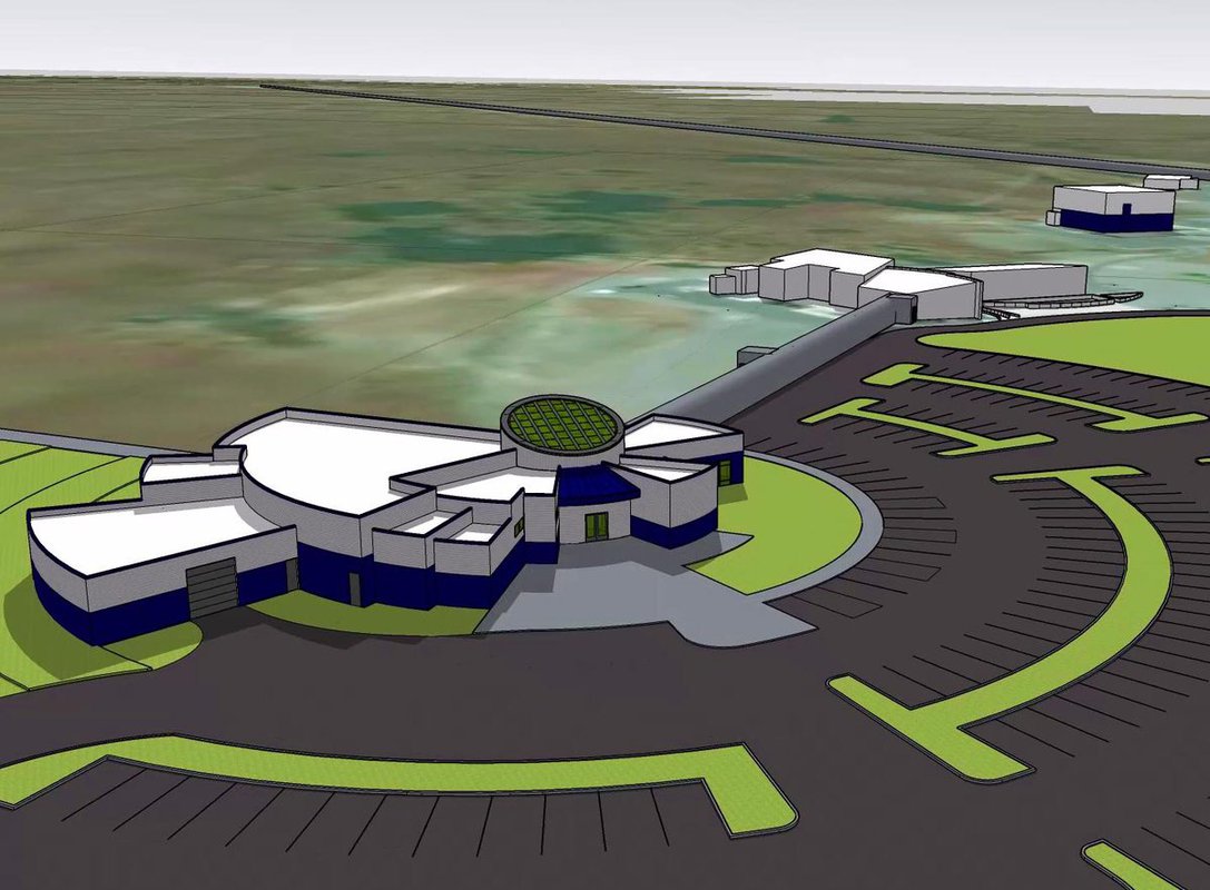 conceptual design of proposed LIGO Hanford Observatory STEM Exploration Center