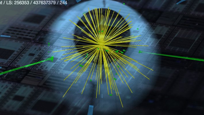 Higgs boson event