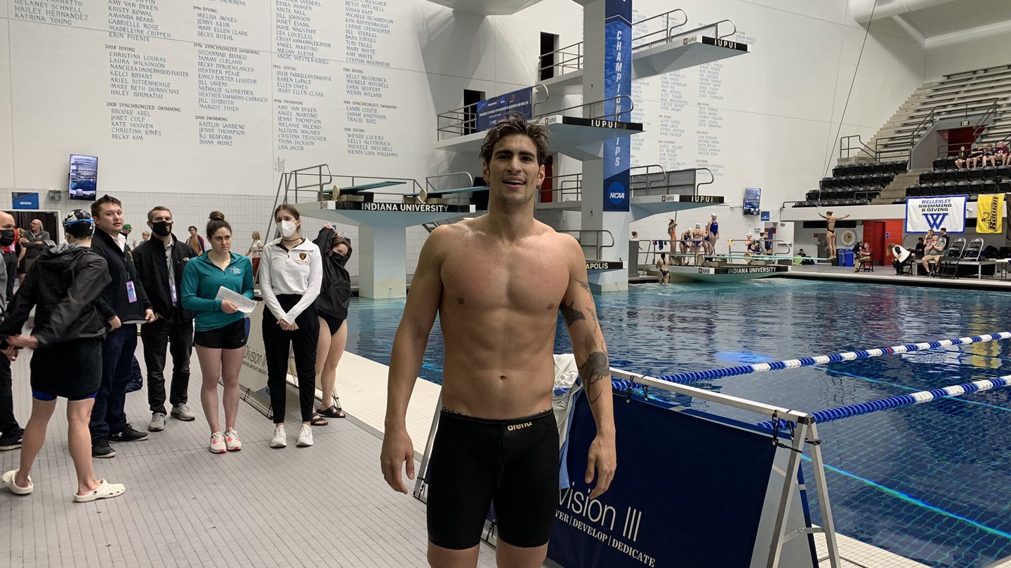 Sophomore Naci Keskin lowered his own 200 Free record for the Beavers' fourth of the day, narrowly missing out on a spot in the evening finals.