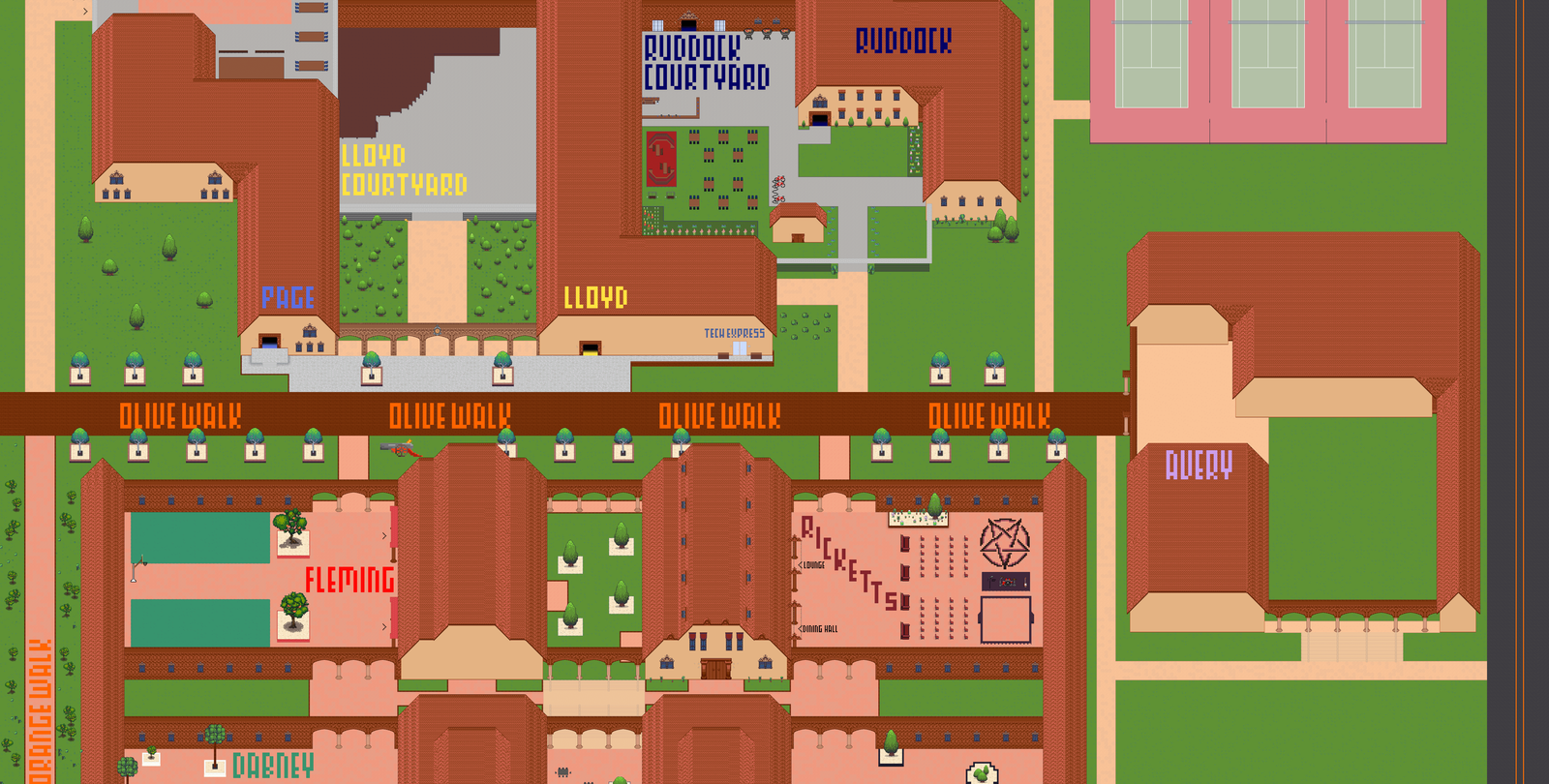 Virtual Caltech campus