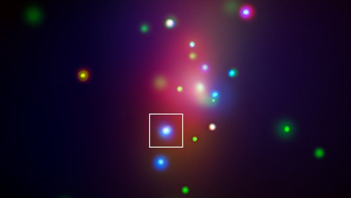 Chandra image of galaxy NGC 7331