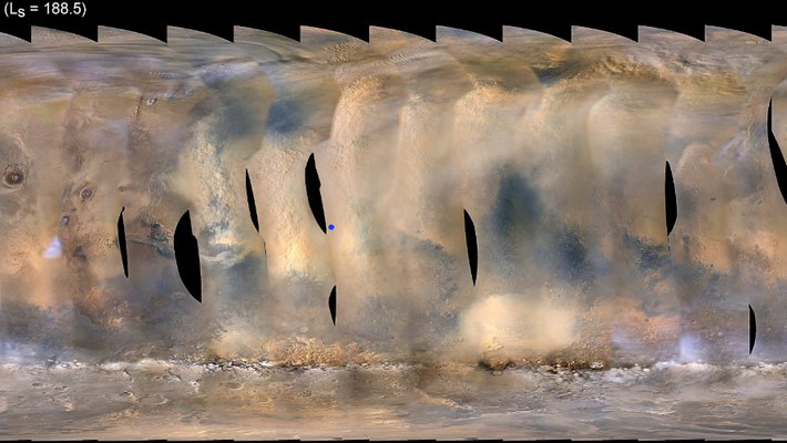 Mars dust storm