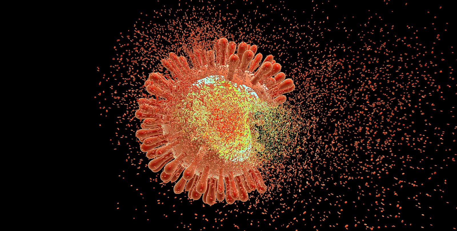 Artist concept of a virus