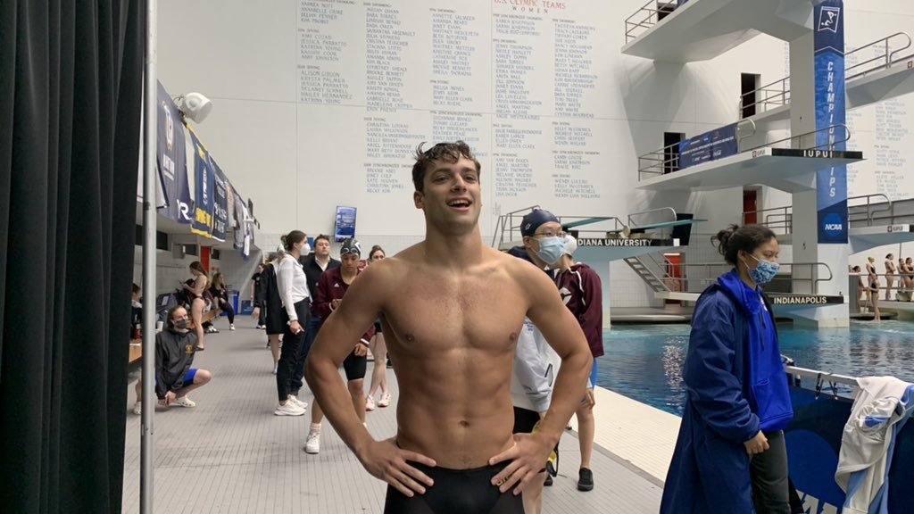 Freshman Pierre Zeineddin notched the team's second record of the day, smashing the 50-second barrier in the 100 Fly.