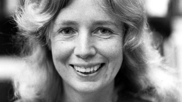 A black-and-white portrait of Jane Raymond