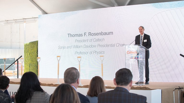 Thomas F. Rosenbaum at podium