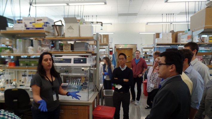 Students at Craig Venter Institute