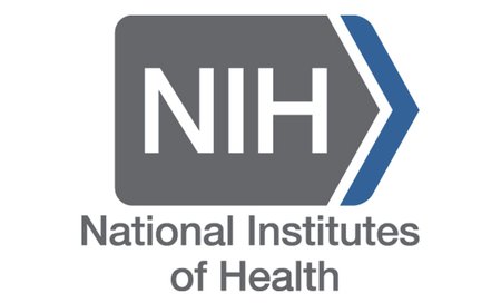 The logo of the National Institutes of Health.