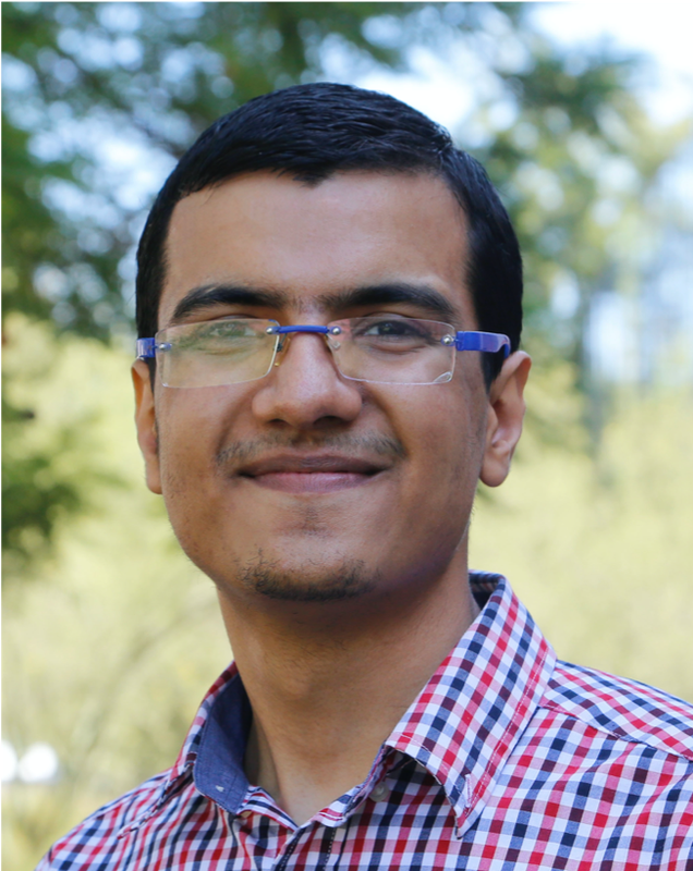 A portrait of Saransh Sharma.