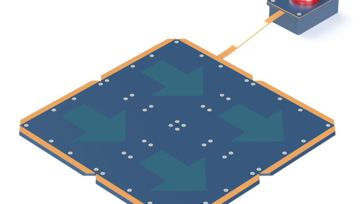 Example of a 4x4 configuration of HOMES tiles