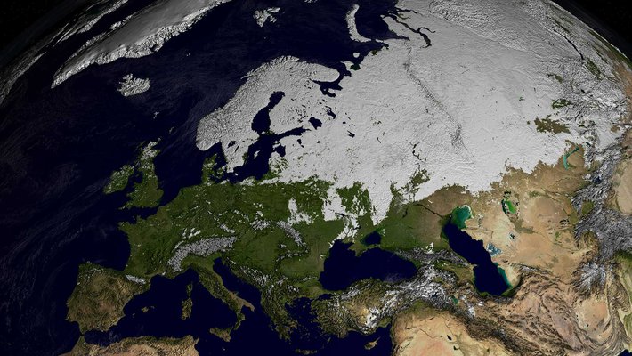 Snowy Europe