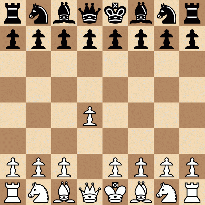 Motion-image of the chess match