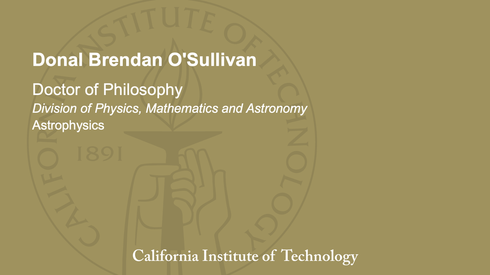 Donal Brendan O'Sullivan