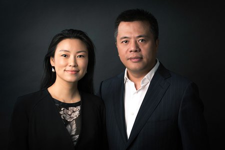 photo of Chrissy Luo and Tianqiao Chen