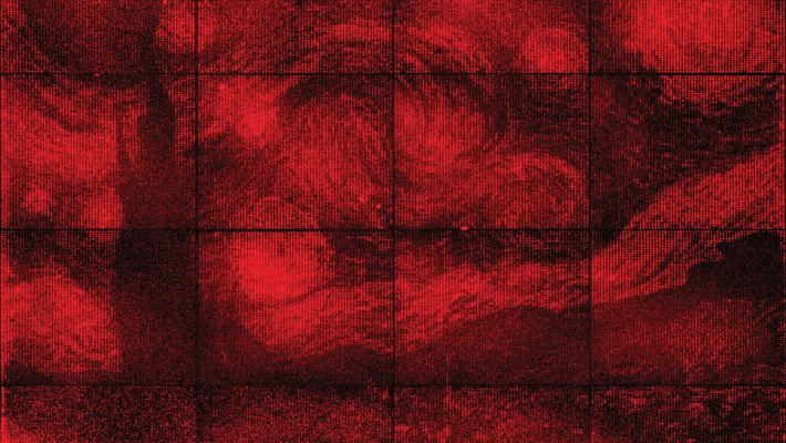 Microscopic Van Gogh