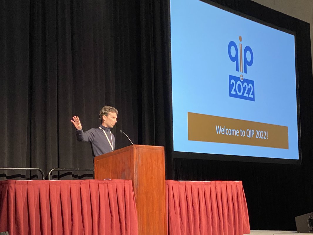 Thomas Vidick at the 2022 QIP conference